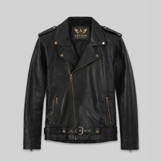 Cry Baby–Inspired Men’s Leather Jacket – Arvion Leathers