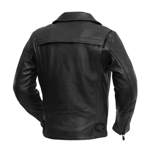 Night Rider Men’s Motorcycle Leather Jacket – Arvion Leathers