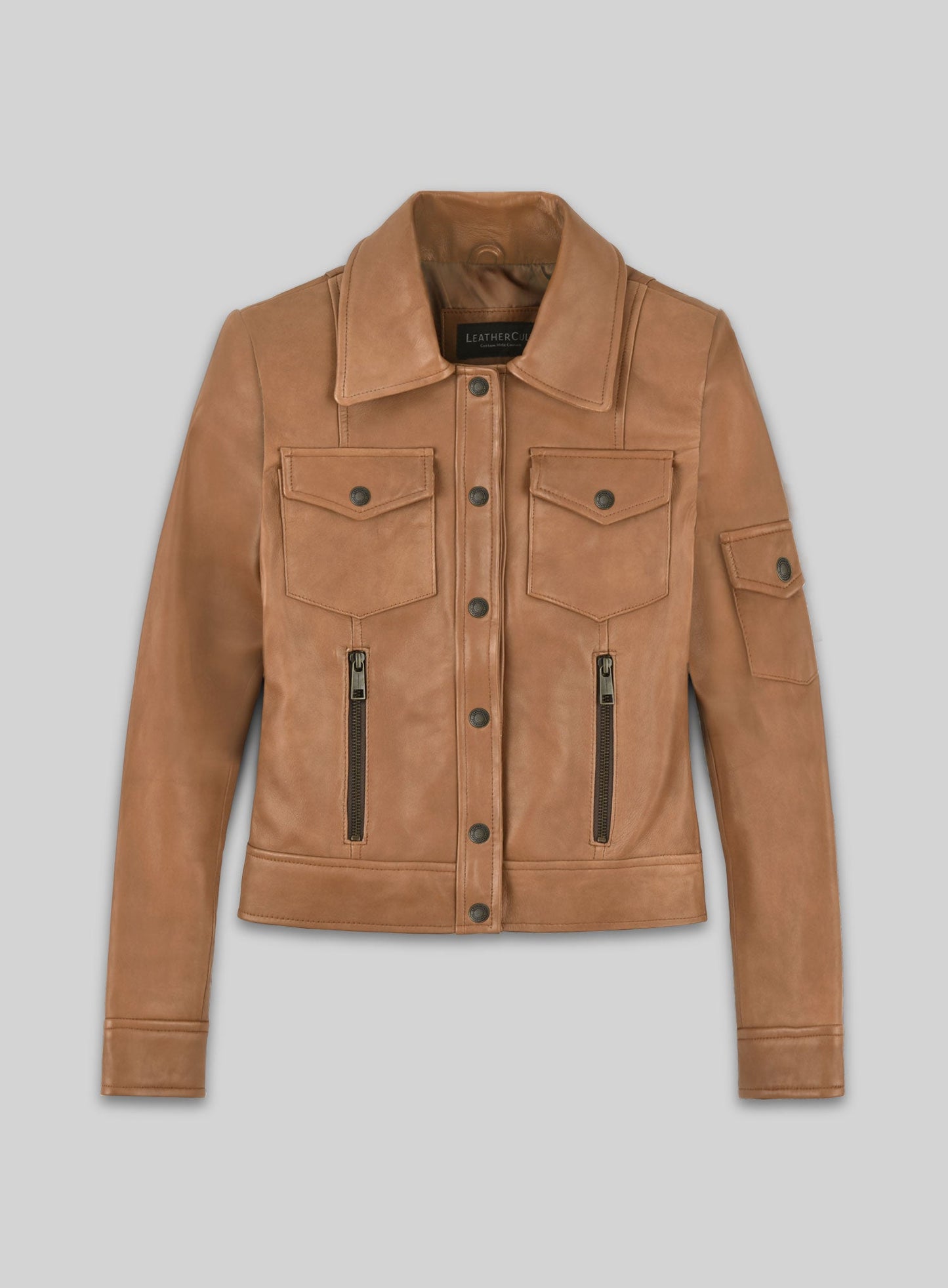 Gigi Hadid Leather Jacket - 38 Female