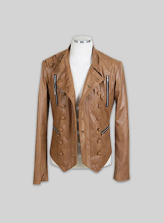 Military Leather Jacket