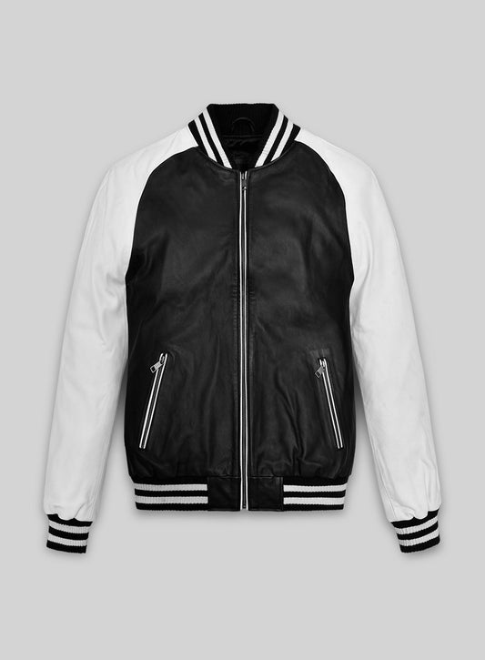 Outrider Bomber Leather Jacket -L