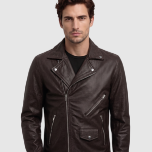 Men's Biker Leather Jacket – Motorcycle Casual Style