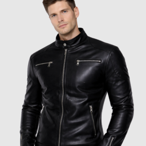 Men's Leather Jacket – Classic Casual Style