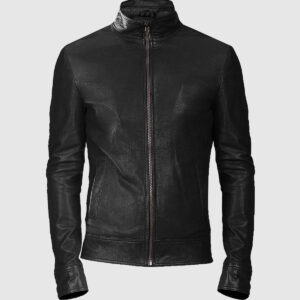 Men's Biker Leather Jacket – Motorcycle Casual Style