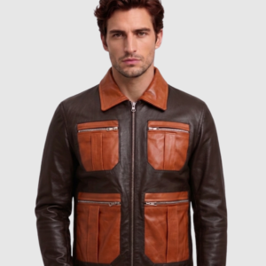 Men's Classic Biker Leather Jacket – Motorcycle Casual Style