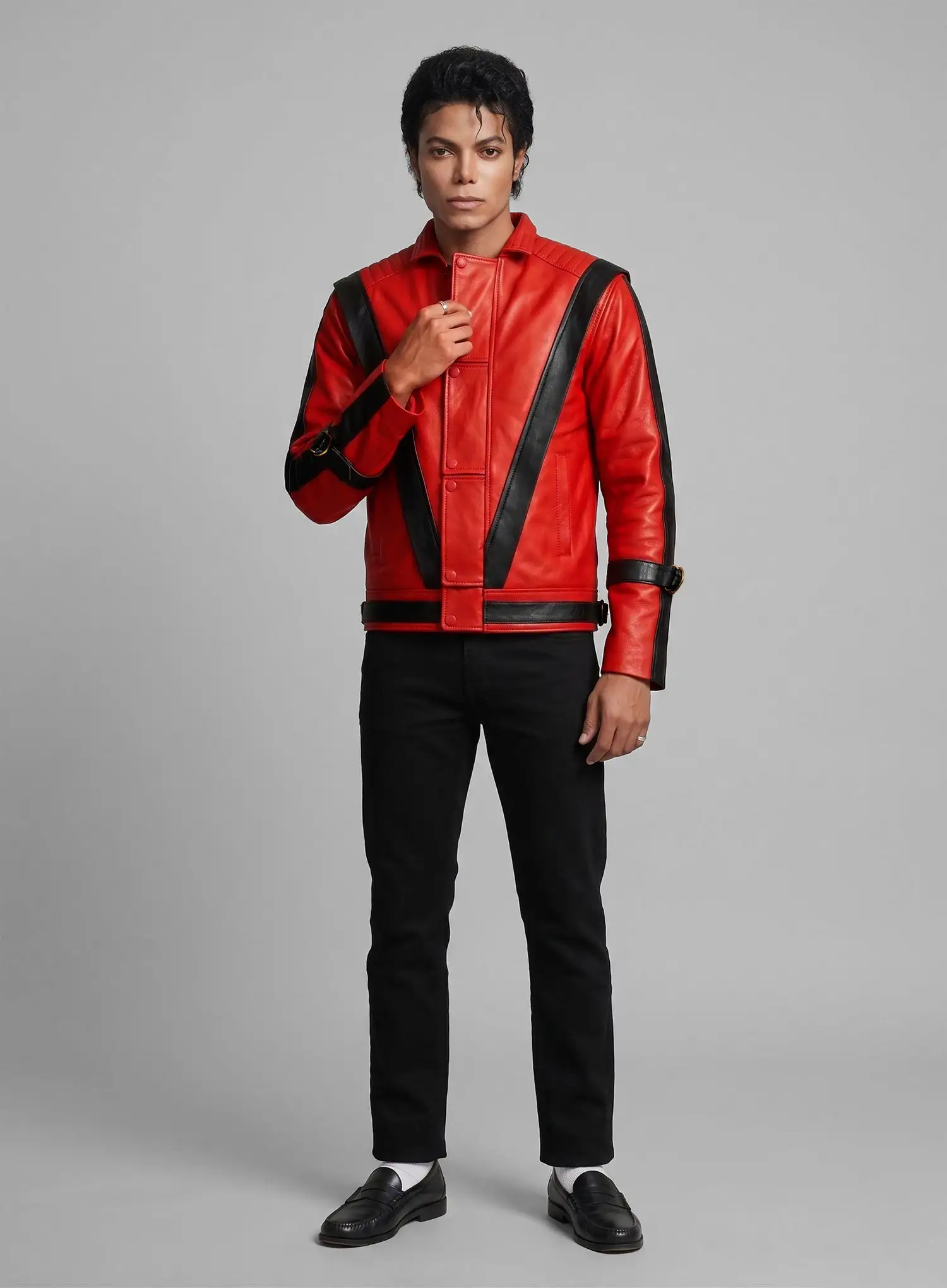 Michael Jackson Thriller Leather Jacket - Image 4