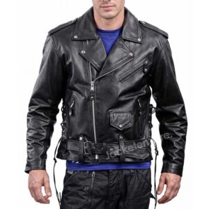 Arvion Kiba Black Leather Jacket