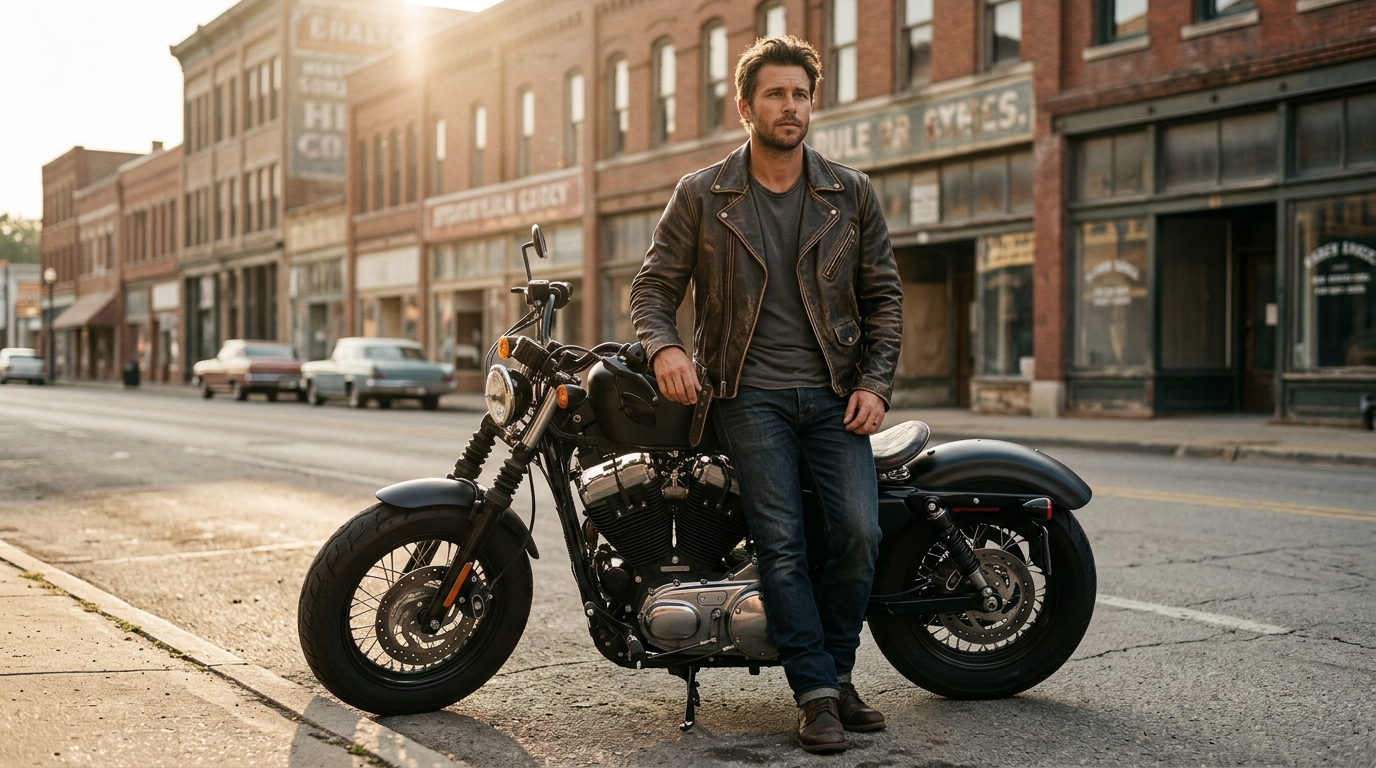 Vintage Leather Jackets Explained – Classic Brown Biker Leather Jacket by Arvion Leathers